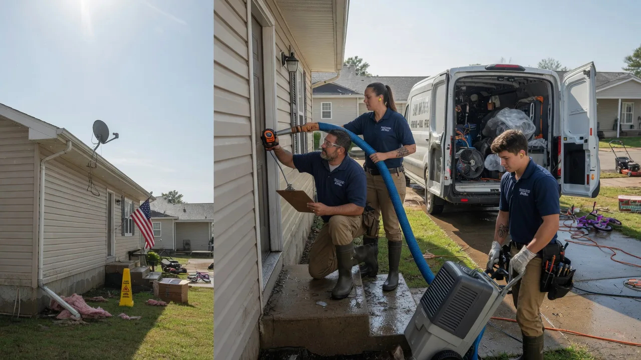 Ceiling Water Damage Restoration in Parchman, MS near me